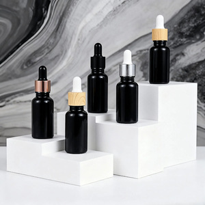 Flacone Contagocce in Vetro Ambrato Satinato da 30ml con Tappo Nero per Estratti Erboristici e Tinture - Product Image 6