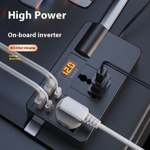 Cargador Universal de Alta Potencia para Coche 12V 24V 220V Inversor de Corriente con Pantalla Digital Fuente de Alimentación para Teléfono Móvil Portátil Compatible con PD - Product Image 3