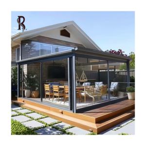 Nouvelle Serre de Jardin Nordique Américaine en Aluminium à Cadre en A, Écologique, à Rupture de Pont <span class=keywords><strong>Thermique</strong></span>, avec Véranda en Verre Extérieure – <span class=keywords><strong>Meilleur</strong></span> Prix - Product Image 3