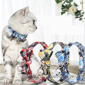 Venta al por mayor de fábrica Hebilla separable <span class=keywords><strong>Collar</strong></span> de gato japonés Campanas <span class=keywords><strong>Collar</strong></span> de gato - Product Image 1