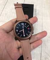 Montre 3/5 smartwatch avec cuir Montre avec Crazy Horse vintage cuir cousu main original
