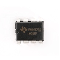 Amplificateur opérationnel double LM358P Texas Instruments, faible consommation, alimentation simple, DIP-8 traversant, -0~+70
