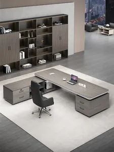 Moderne Büro tische bosse escritorio de bureau L-förmiger Chefs ch reibt isch Büro computer tisch Büroset gewerbliche Möbel