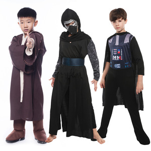 Disfraz de Caballero Jedi de Star Wars para niños, conjunto de capa, disfraz de cosplay del personaje Anakin de la película y programa de televisión. - Product Image 1