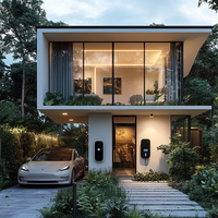 Maison préfabriquée, immeuble d'appartements préfabriqués, panneaux muraux empilables, plans de maison, maison capsule, maison modulaire