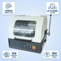 Machine de découpe de tubes métalliques pour échantillons métallographiques de haute précision, marque privée SQ-60&SQ-80, moteur 380V 2.2kW, roulement, facile à utiliser