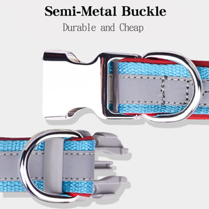 <span class=keywords><strong>Harness</strong></span> Hewan Peliharaan dengan Gesper Logam Ukiran Kustom, Gaya Klasik Barat, Interior Katun, Strip Reflektif, Solid untuk Anjing dan Kucing, Bahan Poliester - Product Image 2