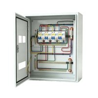 Tableau de commande électrique triphasé en métal avec système de contrôle complet, armoire de distribution IP54 pour générateurs diesel industriels