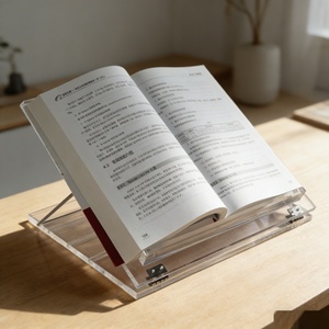 Support de bureau en acrylique personnalisé, support transparent moderne pour ordinateur portable, iPad - Product Image 3