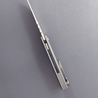 Couteau pliant M390 avec manche en alliage de titane, couteau de survie à pointe clip, outil de camping et de chasse en plein air, qualité industrielle OEM