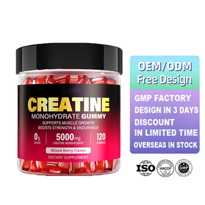 Ausreson OEM <span class=keywords><strong>Pre</strong></span> Workout 5g năng lượng thúc đẩy Creatine Monohydrate Gummy bổ sung đường miễn phí Creatine Gummies - Product Image 2