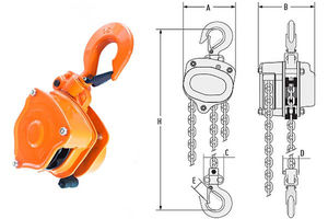 2 Ton <span class=keywords><strong>Vital</strong></span> <span class=keywords><strong>Chain</strong></span> Block/ <span class=keywords><strong>Vital</strong></span> <span class=keywords><strong>Chain</strong></span> <span class=keywords><strong>Hoist</strong></span> dengan Teknologi Jepang - Product Image 5