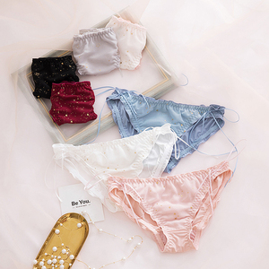 Sous-vêtements Sexy en dentelle ajourés pour femmes, culotte <span class=keywords><strong>Tanga</strong></span> transparente, Hipster, 2019 - Product Image 5
