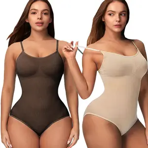 Body shaper hot sales tummy control plus size skims sexy tight-fitting body suit thong shapeware women shaper to shopping