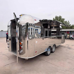 Food Truck Personalizzato in Acciaio Inox Stile Retrò con Generatore AC per Catering Mobile - Product Image 2