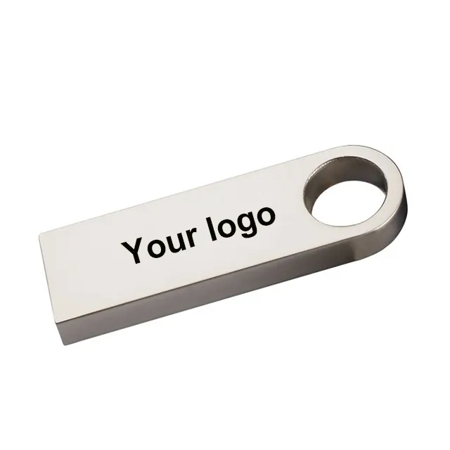 Mini USB 2,0 para uso de miembros, 4GB, barato, de acero inoxidable, logo gratis, USB de metal personalizado