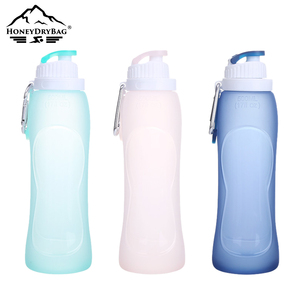 Bouteille d'eau pliable en silicone de qualité alimentaire, sans BPA, étanche, avec valve anti-morsure, résistante à la température, idéale pour le cyclisme et les voyages en extérieur - Product Image 3