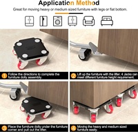 Ensemble d'outils de déménagement pour équipement de déménagement Meubles lourds Appareil réfrigérateur Canapé