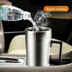 Hervidor Eléctrico de Viaje de Acero Inoxidable <span class=keywords><strong>para</strong></span> Auto 12V/24V, <span class=keywords><strong>Taza</strong></span> Calentadora de Agua Eléctrica <span class=keywords><strong>para</strong></span> Auto - Product Image 4