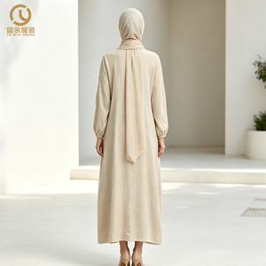Nouveaux designs en gros : Abaya de luxe style Turquie Dubaï, <span class=keywords><strong>Robe</strong></span> musulmane pour femmes - Product Image 2