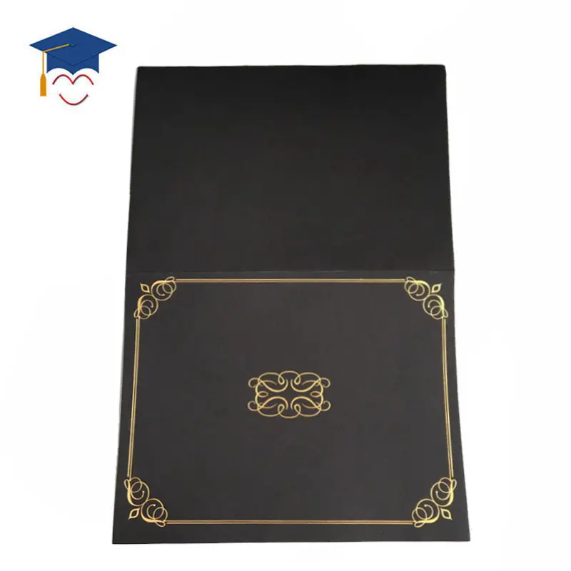 New diploma holder leather paper graduation certificate holder/diploma holder