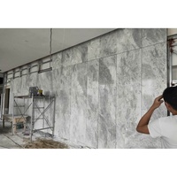 SH STONE Big Gray Grèce Dalles de marbre Marbre antique Carreaux de panneau mural Sol Orlando Elba Marbre bleu gris