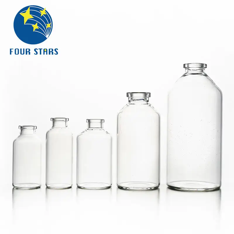 Hot 10ML Clear Injection Vial 10CC Medicine Glass Bottle