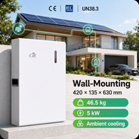Pack de batteries au lithium empilables CFE-WL-5 5 kWh pour système de stockage d'énergie domestique hybride, solaire et hors réseau