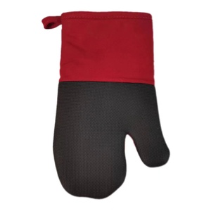 Mitaines de four matelassées personnalisées Gants de four imprimés en néoprène et coton en <span class=keywords><strong>toile</strong></span> et <span class=keywords><strong>silicone</strong></span> Style mitaines de four - Product Image 6