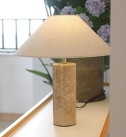 مصباح طاولة عصري بتصميم وابي-سابي باللون الأصفر، إضاءة LED دافئة بيضاء مع جهاز تحكم عن بعد، معتمد من CE لغرف النوم وغرف المعيشة وغرف الدراسة