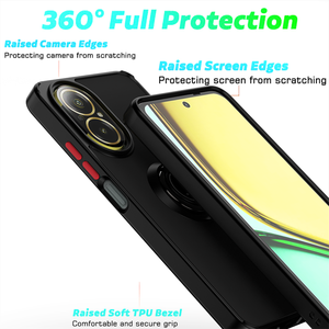 Per OPPO <span class=keywords><strong>Realme</strong></span> C67 C55 <span class=keywords><strong>C53</strong></span> C30 sentire la pelle cavalletto magnetico custodia per telefono antiurto morbido Tpu materiale opaco cellulare
