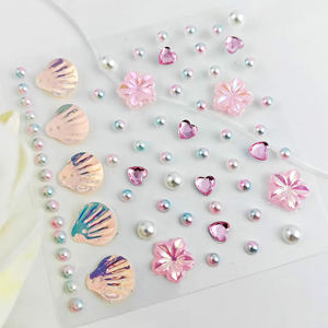 Autocollants pour le visage en gros, bijoux 3D en strass, maquillage, paillettes, cristaux, gemmes, cœur, <span class=keywords><strong>étoile</strong></span>, papillon, autocollants de tatouage en pierres précieuses autocollants - Product Image 5