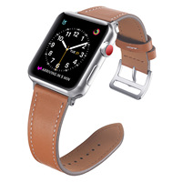 Bracelets en cuir minimalistes et élégants pour femmes, pour montre IWatch 8 SE - Boucle à ardillon 38/41 mm - Direct usine