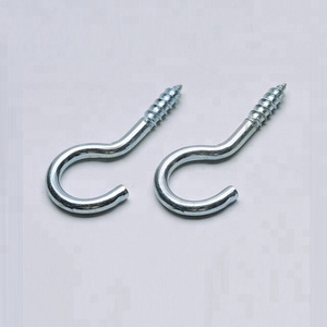 M4 * 50mm Kohlenstoffs tahl Fragezeichen geformte offene Augen schraube Ösen haken Typ selbst schneidende Schraube - Product Image 2