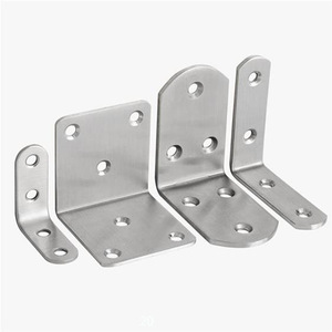 Xianying Reading Stainless Steel <b>Corner</b> <b>Brackets</b> 20mm X 20mm <b>For</b> Cupboard Shelf Support Hardware Connectors - Product Image 1