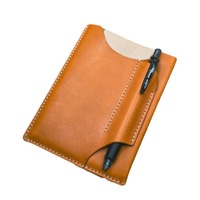 Carnet de notes professionnel personnalisé avec logo, couverture en cuir, journal de réunion, étui avec boucle pour stylo, bloc-notes portable, housse de protection