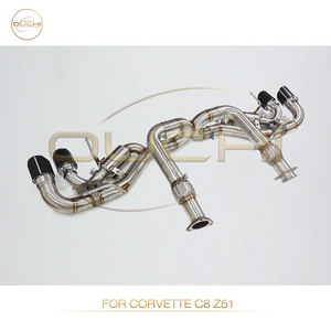 Échappement Catback pour <span class=keywords><strong>Corvette</strong></span> C8 Z51 avec soupape d'échappement, tuyaux d'échappement en acier inoxydable, pièces de performance automobile de haute qualité - Product Image 5