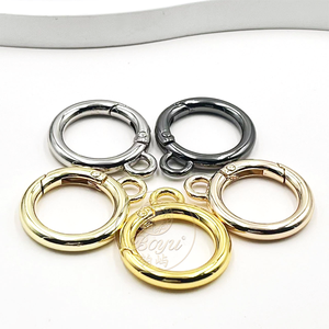 Großhandel Ersatz-Passwort-Wasserdichter Sicherheits-Metall-Feder-O-Ring Geldbörsen-Taschenkette Legierungs-Karabinerhaken Schnappverschluss zum Aufhängen - Product Image 4