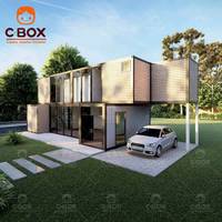 Cbox - Unités de logement modulaires préfabriquées faciles à assembler, ignifuges, pour hôtels, villas, maisons mobiles en conteneurs