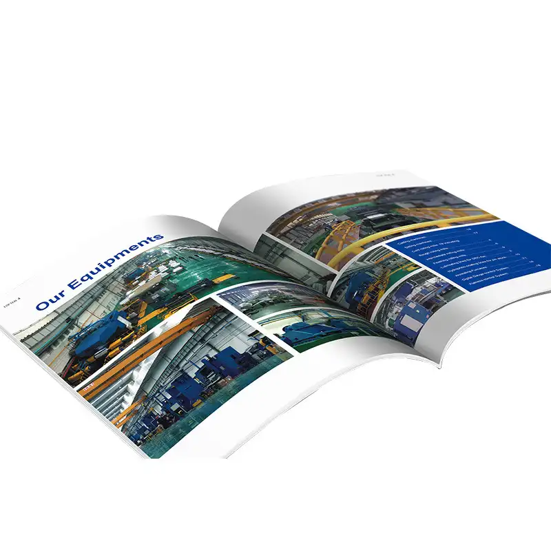 Stampa personalizzata guida per l'utente Brochure azienda catalogo prodotti Offset digitale Brochure campione prodotto colorato
