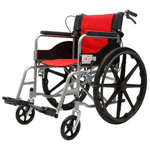 Jiying Manual Wheelchair Lightweight Folding Portable Mobility Chair For Disabled And Elderly With Soft Seat - Product Image 1