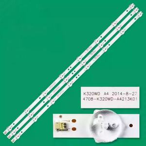 Bande lumineuse LED pour téléviseur HX-NO.478 K320WD A2 4708-K320WD-A2213K01 pour 32PHF5055/T3 32PHF5050/T3 - Product Image 2