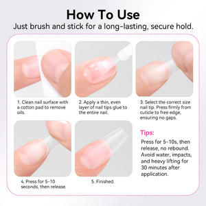 BORN PRETTY Fournisseur d'<span class=keywords><strong>ongles</strong></span> 7ml 5s Fast Air Dry Inodore Forte Adhérence <span class=keywords><strong>Pinceau</strong></span>-on <span class=keywords><strong>Colle</strong></span> à <span class=keywords><strong>ongles</strong></span> pour <span class=keywords><strong>ongles</strong></span> à presser <span class=keywords><strong>Faux</strong></span> pointes - Product Image 6