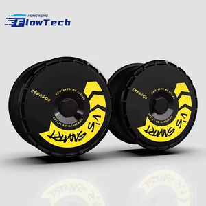 FlowTech - Tapacubos Aerodinámicos de ABS de Alta Calidad para Tesla Model Y y Model 3, 18-20 Pulgadas, Protección Completa del Rin - Product Image 1