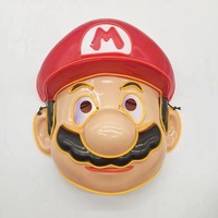 Masque lumineux LED à lumière froide Mario Super Mario, dessin animé, jeu, anime, fête costumée, spectacle, accessoire de costume pour adulte Mario