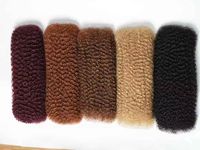 50g Cheveux humains Afro Kinky en vrac pour tressage, vente en gros, cheveux bouclés en vrac, extensions de cheveux pour dreadlocks et torsades