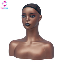 Nuevas llegadas: Maniquí de cabeza humana realista y curvilínea, modelo decorativo clásico y duradero para ropa.