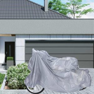 Telo Copribicicletta Grigio 100x200 Cm Impermeabile Protettivo per Uso Esterno - Product Image 6