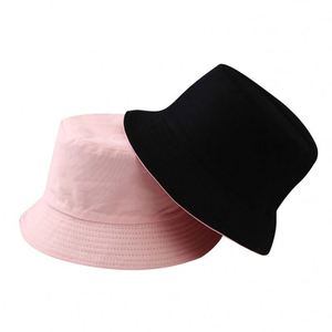 Wholesale Outdoor <b>Flat</b> Top Wide Brim Summer Cap Custom Embroidery Logo Bucket <b>Hat</b> - Product Image 1