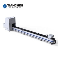 Machine de découpe laser à fibre CNC pour tubes, profilés carrés/en H/en U, traitement automatique des métaux à 3 axes de haute précision